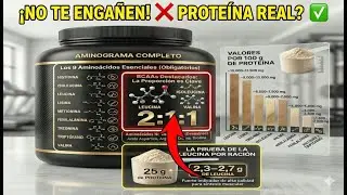 Prote&iacute;na falsa vs real | Lo que dice el aminograma