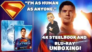 Superman (2025) 4K Steelbook and Blu-ray Unboxing