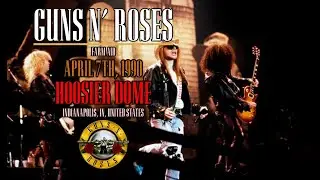 Guns N' Roses - April 7th, 1990 - Hoosier Dome, Indianapolis, IN, United States - Farm Aid