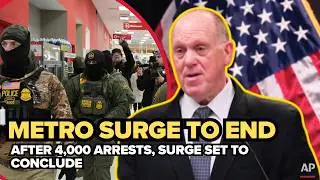 &ldquo;Surge operation conclude&rdquo;: Homan details what stays in Minnesota