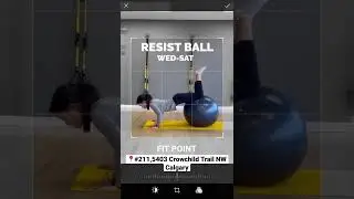 #FITPOINT #ResistBall&Band💪🏻 #Canada #Calgary #Alberta #AB #yyc #캘거리 #알버타 #卡尔加里 #shorts