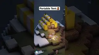 This Minecraft Tent Fits Into 1 Bundle ⛺