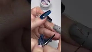Reindeer nail tutorial | gel nail tutorial for beginners