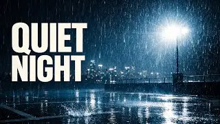 Quiet Urban Rain Sounds for Deep Sleep | Urban Night Ambience