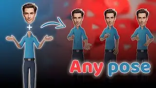 How to Create Your Own Unique Character with any Pose 🔥 100% FREE 🔥