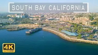 South Bay California Beach Cities | Ambient Drone Video (4k)