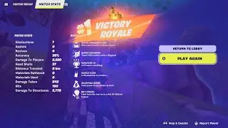 Fortnite South Park Crown Royale Back-to-Back Wins 👑👑 7 Elims End of Season Clutch | Zenyarcade