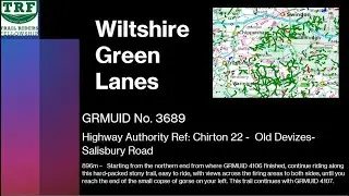 GRMUID 3689 - Highway Authority Ref: Chirton 22 -  Old Devizes-Salisbury Road