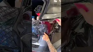 Tinting one of the hardest taillights out there! Ford Explorer getting some dark PPF tint for rears
