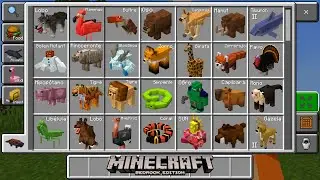 OVER 100 NEW ANIMALS FOR MINECRAFT PE 1.21 BEDROCK - Mo Creatures Mod Minecraft PE 1.21 MCPE