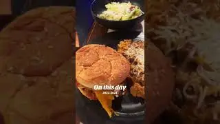 Turkey sub sandwich with a chicken sandwich from timos bar and grill #fypシviral #entertament #shorts