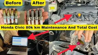Honda Civic 2019 80K km maintenance and total cost