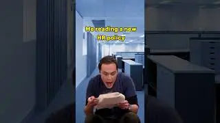 When reading a new HR policy #hr