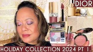 New Dior Holiday 2024 Collection| Soir De Bal | Divine Sequin Lip | Corail Lumiere | Pearly Amethyst