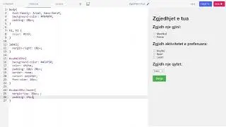 69  Project me Radio Button, Checkbox dhe Select