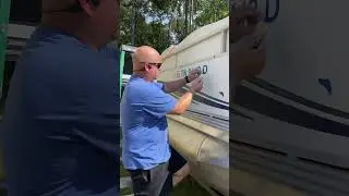 Super easy way to take the numbers off of a boat! ￼