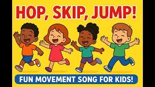 &ldquo;Hop, Skip, Jump! | Fun Action Song for Kids | Preschool & Kindergarten Movement&rdquo;