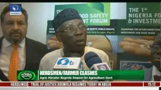 Agric Minister Regrets Impact Of Communal Clashes On Agric Devt