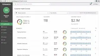 Analyzing Customer Segments in the Totango Health Console