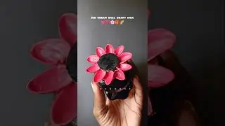 Ice cream ball craft idea💓              #shorts #viral #diy #craft
