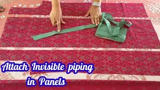 🔥How to attach invisible piping in panels || very easy steps for beginners 👍👍