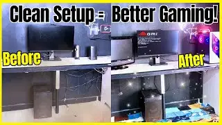 Ultimate Desk & PC Cable Management &ndash; Clean & Clutter-Free Setup!
