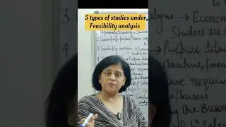 5 types of studies- Feasibility analysis #shorts  #cuetug2024 #cuetpreparation #feasibilitystudy