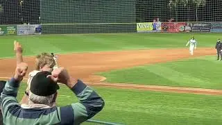 First hit of 2025 vs. Carolina Mudcats 4/11/25