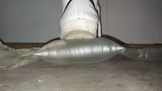 BIG Bubble Wrap Crush, popped under nike blazers, 93kg size 11 boots 👣👣