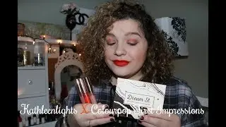 KATHLEENLIGHTS X COLOURPOP DREAM COLLECTION FIRST IMPRESSIONS/SWATCHES/MINI REVIEW
