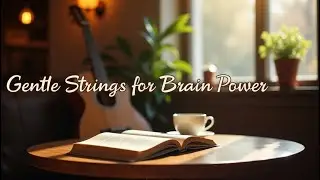 Gentle Strings for Brain Power &ndash; Relaxing Acoustic Caf&eacute; Study Music for Focus & Productivity