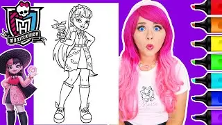 Coloring Monster High Draculaura Coloring Page | Ohuhu Art Markers