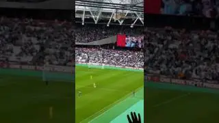 Forever blowing bubbles West ham first game at LONDON STADIUM!