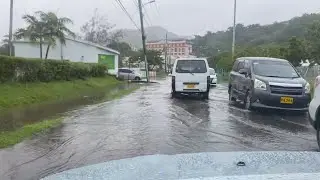 A RAINY DAY IN GRENADA JANUARY 2025 | DRIVING AROUND ST.GEORGE GRENADA 2025