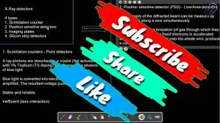 Detection of EM radiation | Lecture 2 | X Ray detectors