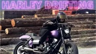 DRIFTING HARLEY DAVIDSON&rsquo;S (rebuilding 49mm forks late model dyna)