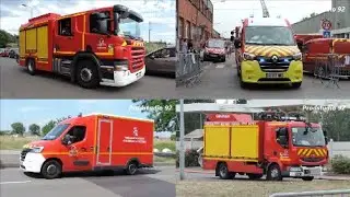 (Compilation) SDIS 59 VSAV, FPT, VSRM, VLC et VRID en urgence