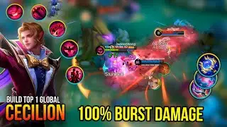 Cecilion Ranked Gameplay &ndash; 100% Burst Damage | MLBB