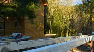 Log Cabin Build S2E15 | Stunning Wooden Canopy Transformation for Our Cabin