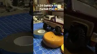 [RC Scalecrawler 1:24] Auto Rc Geko24 V5 with Furitek Springtail (F.O.C.) Testrun