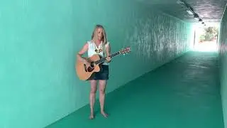 Boxes by Sara Nelms in tunnel to Ponte Vedra Beach