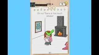 Brain Test 5 Level 4. Walkthrough Gameplay