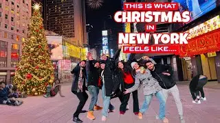 What New York's Times Square in Christmas REALLY Looks Like... (Not What You Expect!) 🍎🗽