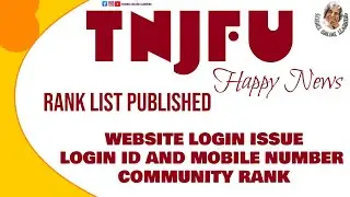 Tnjfu rank list 2021 | tnjfu ug admission | tnjfu admission 2021 | bfsc fisheries science admission
