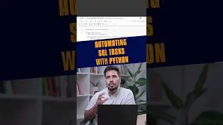 Автоматизация задач SQL с помощью Python #python #sql #programming