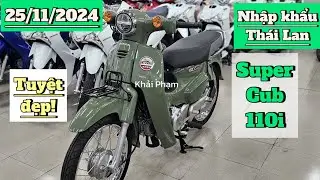Cận cảnh Honda SUPER CUB 110i NK Thái Lan màu xanh bơ Nổ Máy ship Đồng Tháp ngày 25/11. Khải Phạm