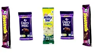Munch Vs Dairy Milk Vs MilkyBar Chocolate Opening ASMR, lots of chocolates #asmr