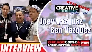 Ben Vazquez & Joey Vazquez comic book artists; Indy Ink - Byte Sized Creative Continuity
