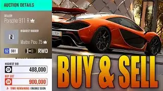 Forza Horizon 3: Buy & Sell Cars in the Auction House! (Gameplay & Tips)
