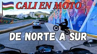 CALI 🇨🇴 2024 En MOTO por sus calles de Norte a Sur 4K